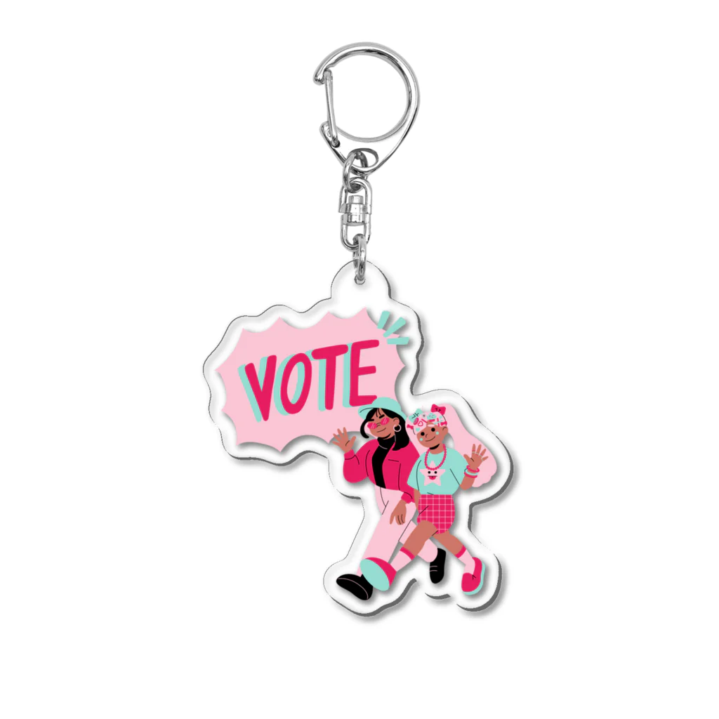 GG Voice & ActionのVOTE アクリルキーホルダー