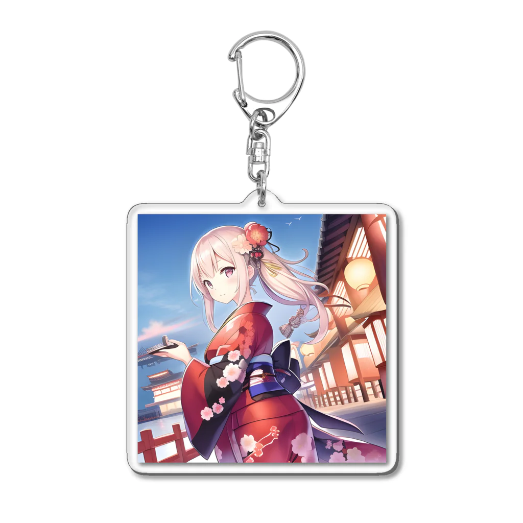 Moichi Designs Shop-2023の神戸ロマンス街道めぐり Acrylic Key Chain