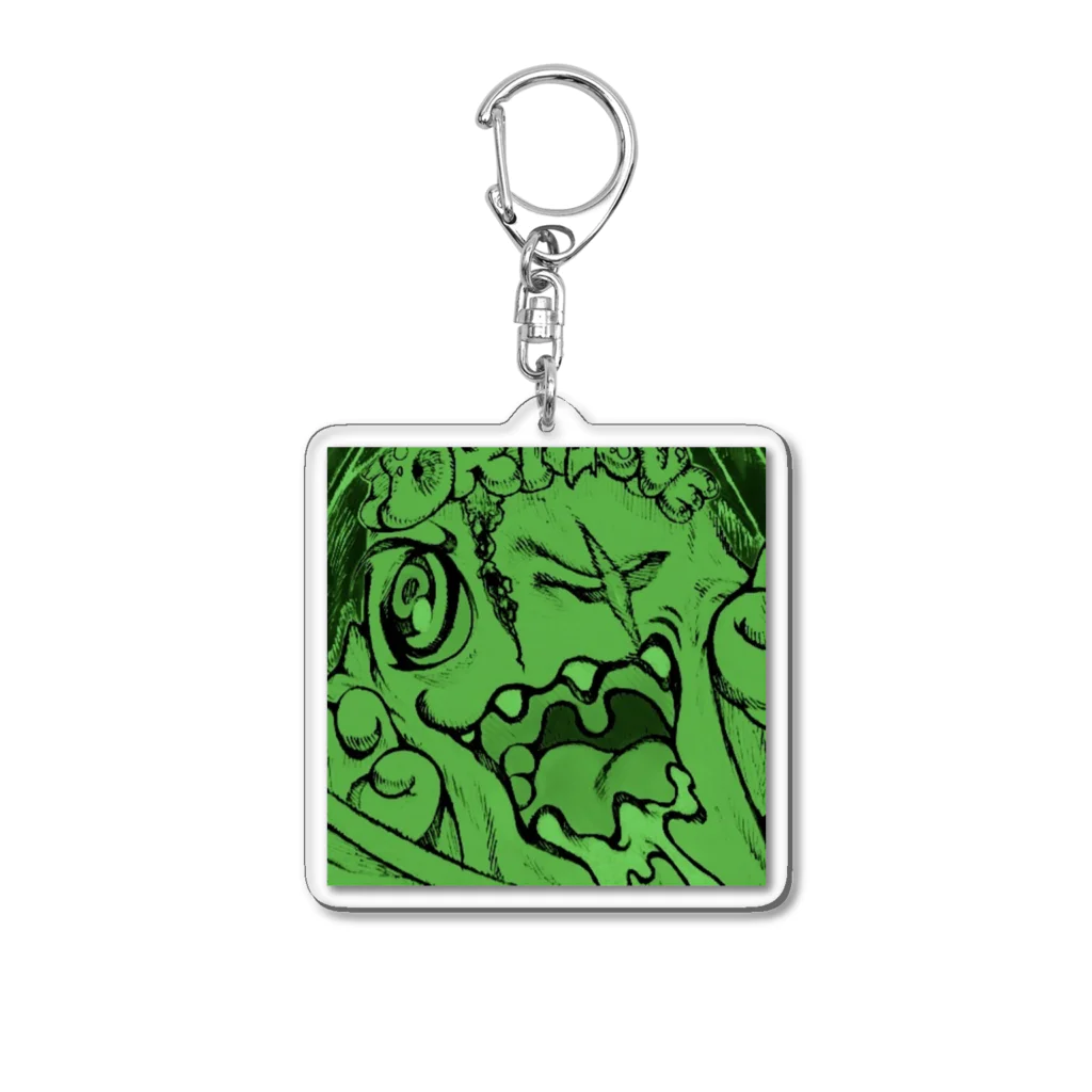 ひらかわくんのアイコンのおばけ Acrylic Key Chain