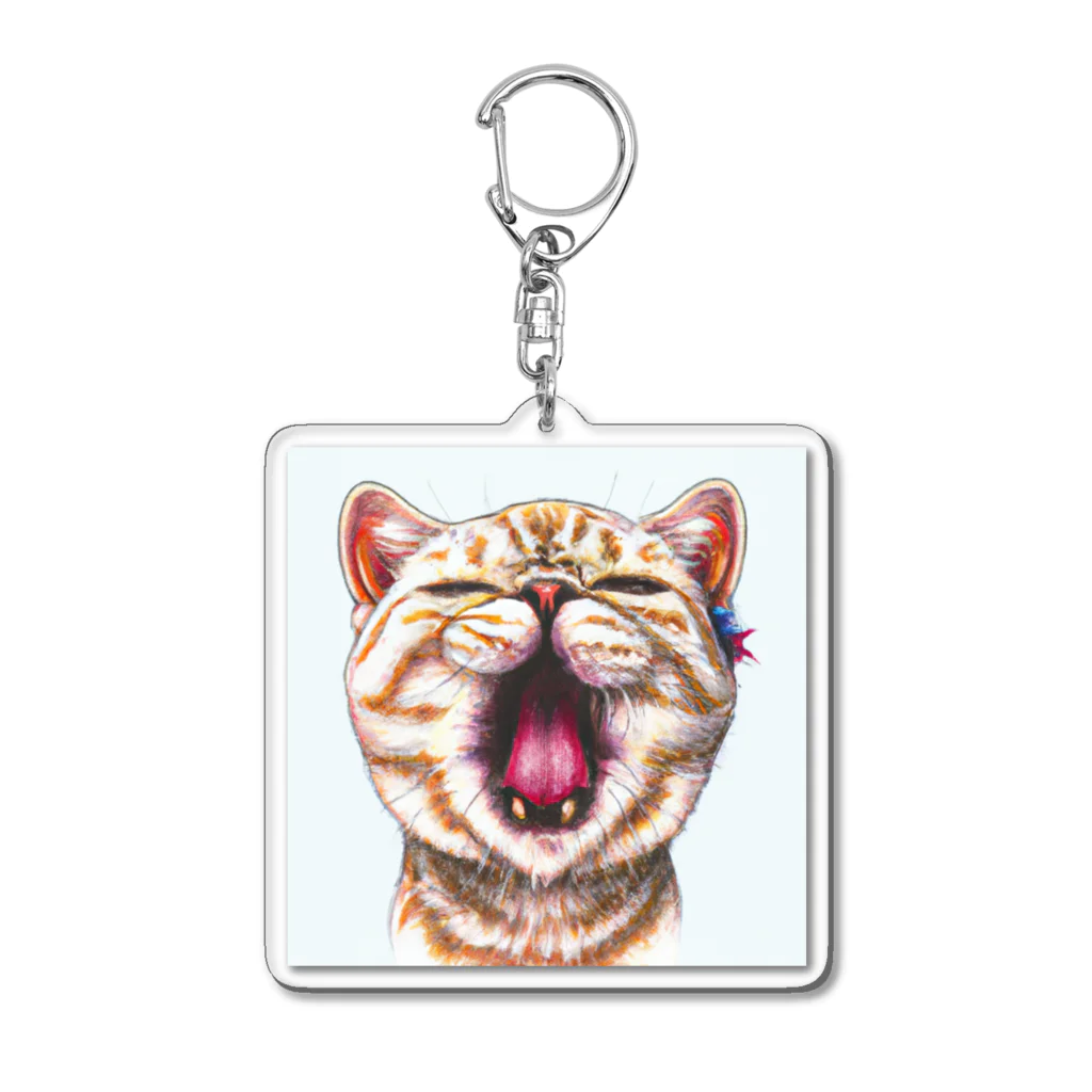 ART GALLERY Ne-ko.のNeko-03 Acrylic Key Chain