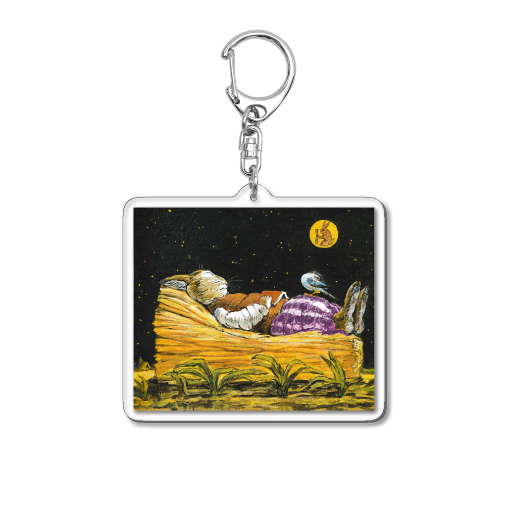 心の森ミュージアム　遊童館の星降る夜　b Acrylic Key Chain