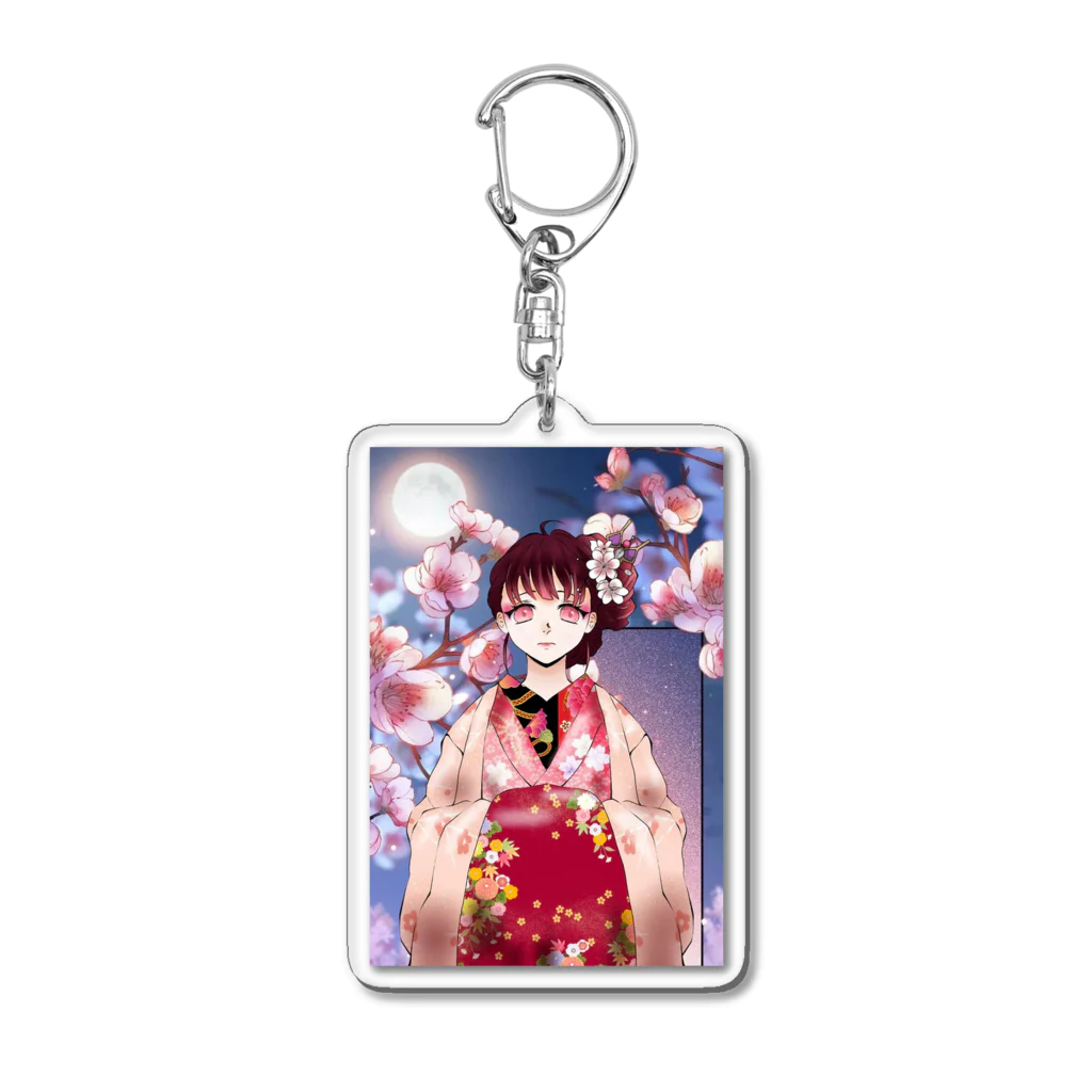 Nonoha008の紅凜ちゃん Acrylic Key Chain