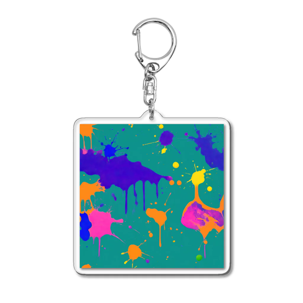 NeonLeakのペンキちゃん6 Acrylic Key Chain