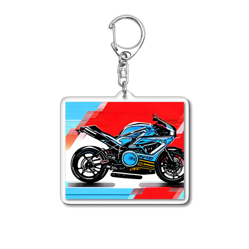 Moichi Designs Shop-2023のハイパーバイク Acrylic Key Chain