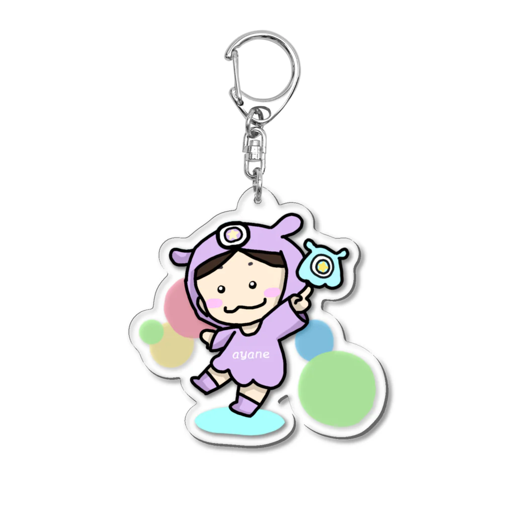 ayaneのヒトツメンダーと愉快な仲間 Acrylic Key Chain