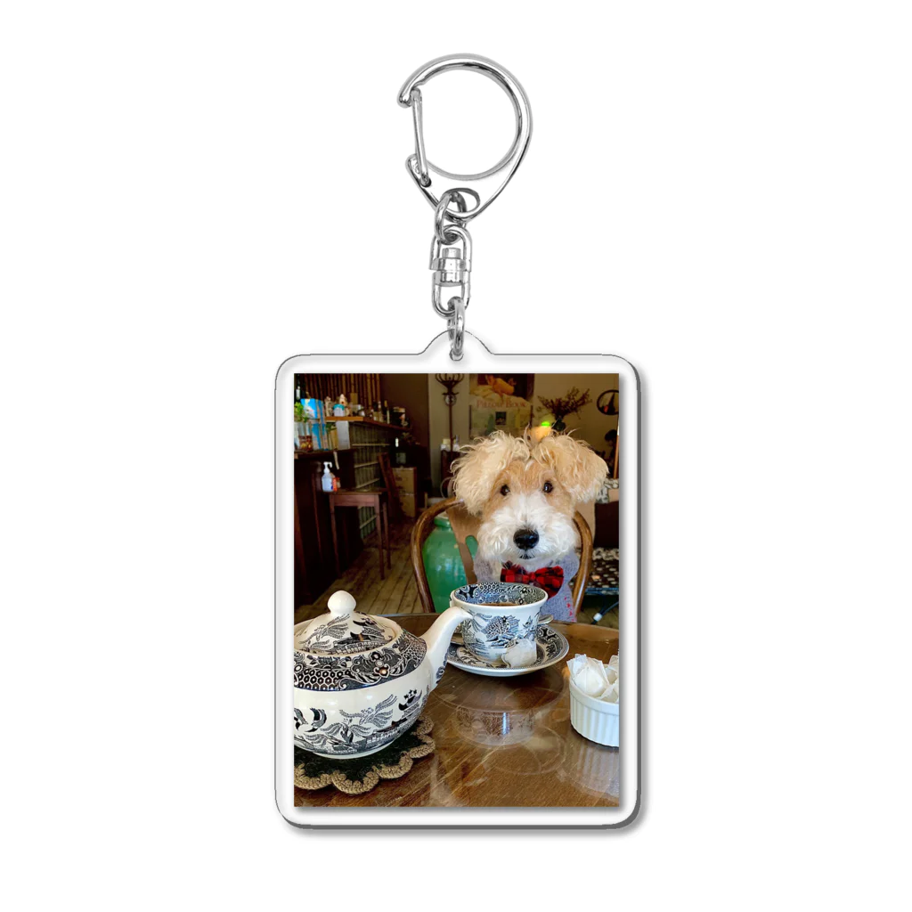 Chewchan&BenBenのティータイムべんべん Tea time BenBen keychain アクリルキーホルダー