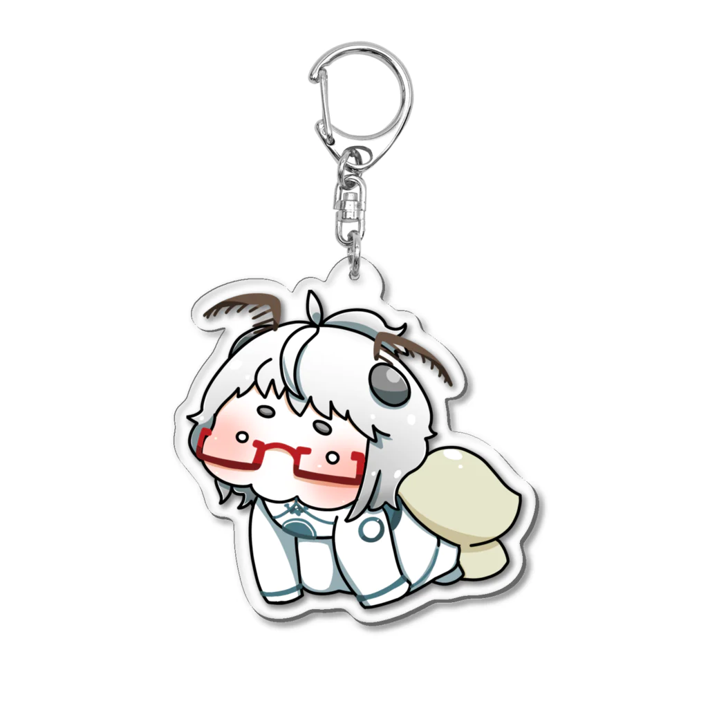 SUZILの蚕V　スジル Acrylic Key Chain