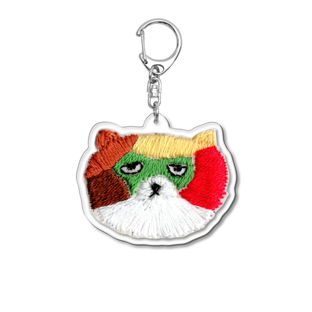 ONick発表会の六毛猫 Acrylic Key Chain