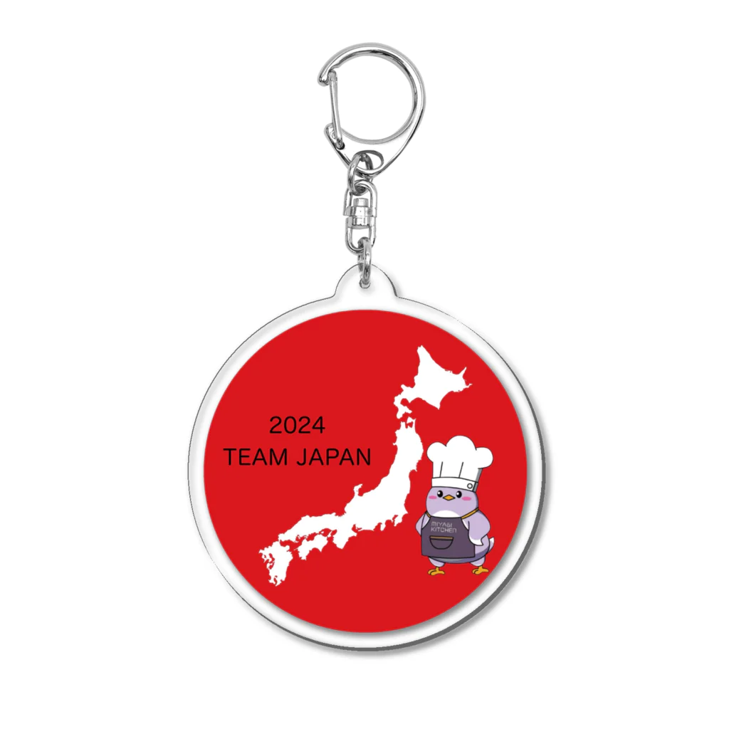 ayase_666のTEAM JAPAN みや吉 アクリルキーホルダー