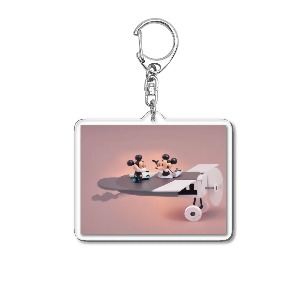 CHIKUSHOのプレーン・クレイジー Acrylic Key Chain