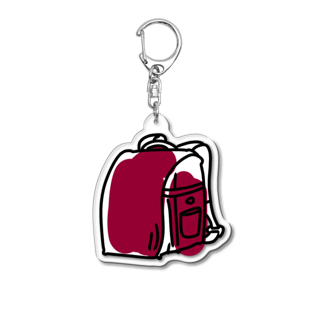 タカのどきどき赤いランドセル Acrylic Key Chain