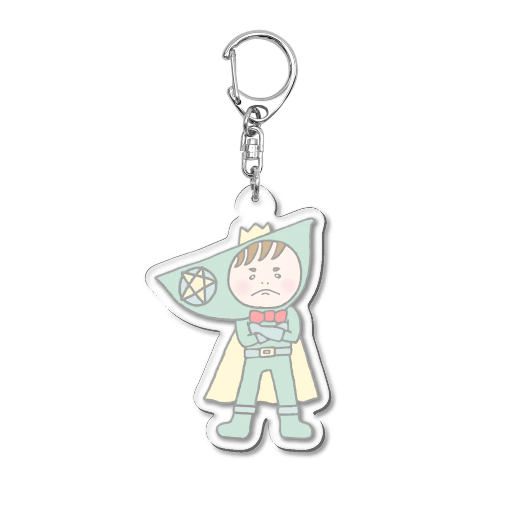 びーんずしょっぷのすーぱーびーんず Acrylic Key Chain