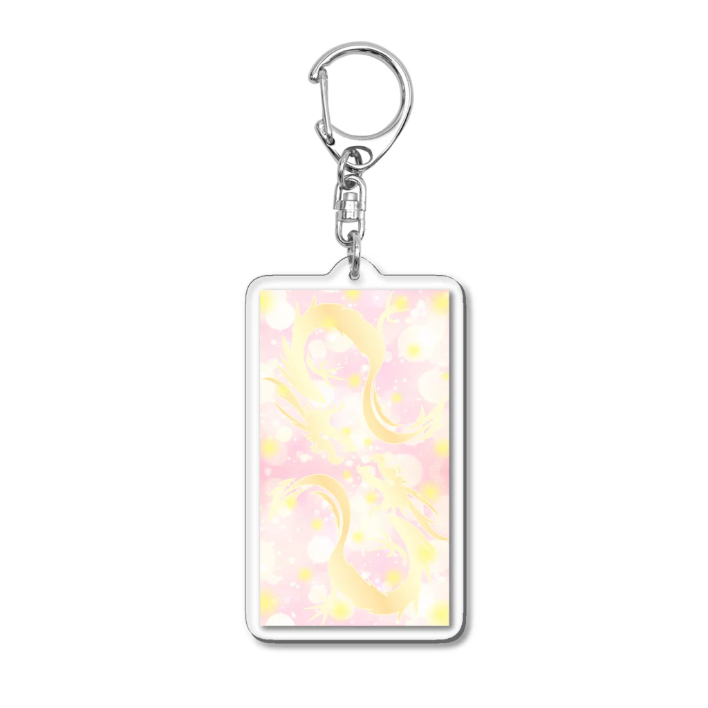 openflowerの龍と祈り Acrylic Key Chain