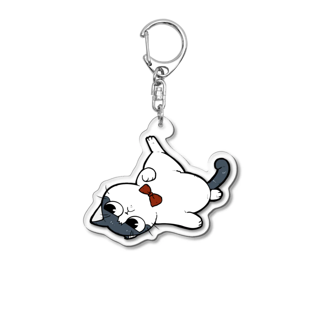 ショップやとのゴロゴロらおくん Acrylic Key Chain