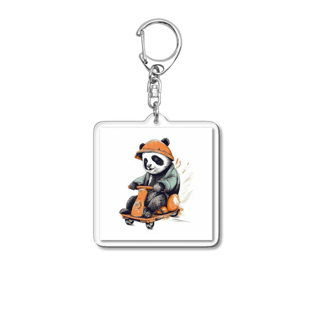 G-EICHISのパンダバイクスリー Acrylic Key Chain