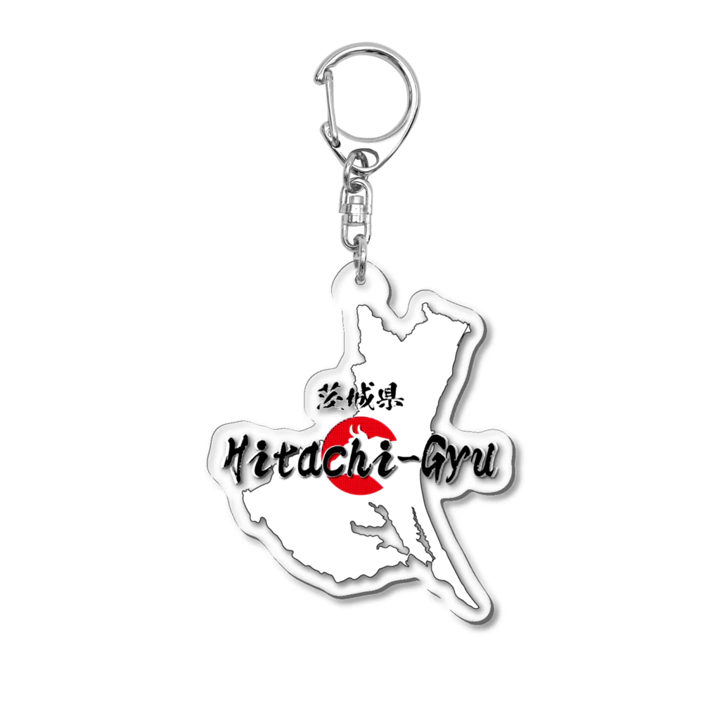 blue-birdの常陸牛 Acrylic Key Chain