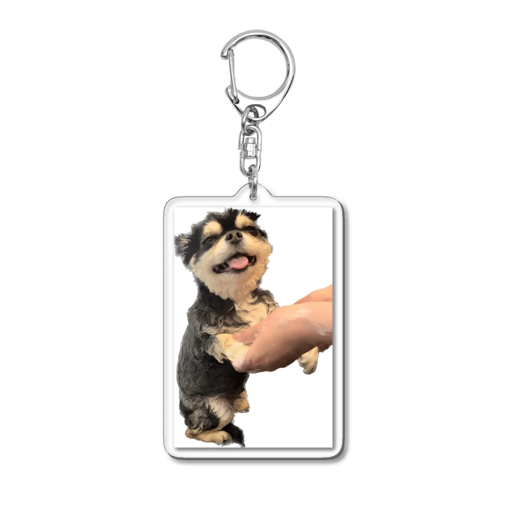 ここまる。🐶🎀のここまる。お風呂 Acrylic Key Chain