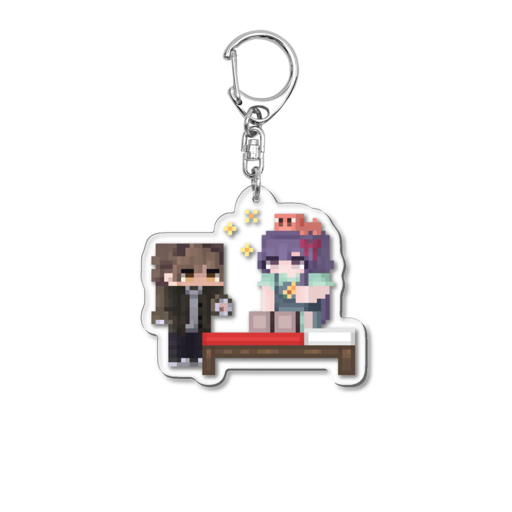 BrouのBrou & Rikka Acrylic Keychain アクリルキーホルダー