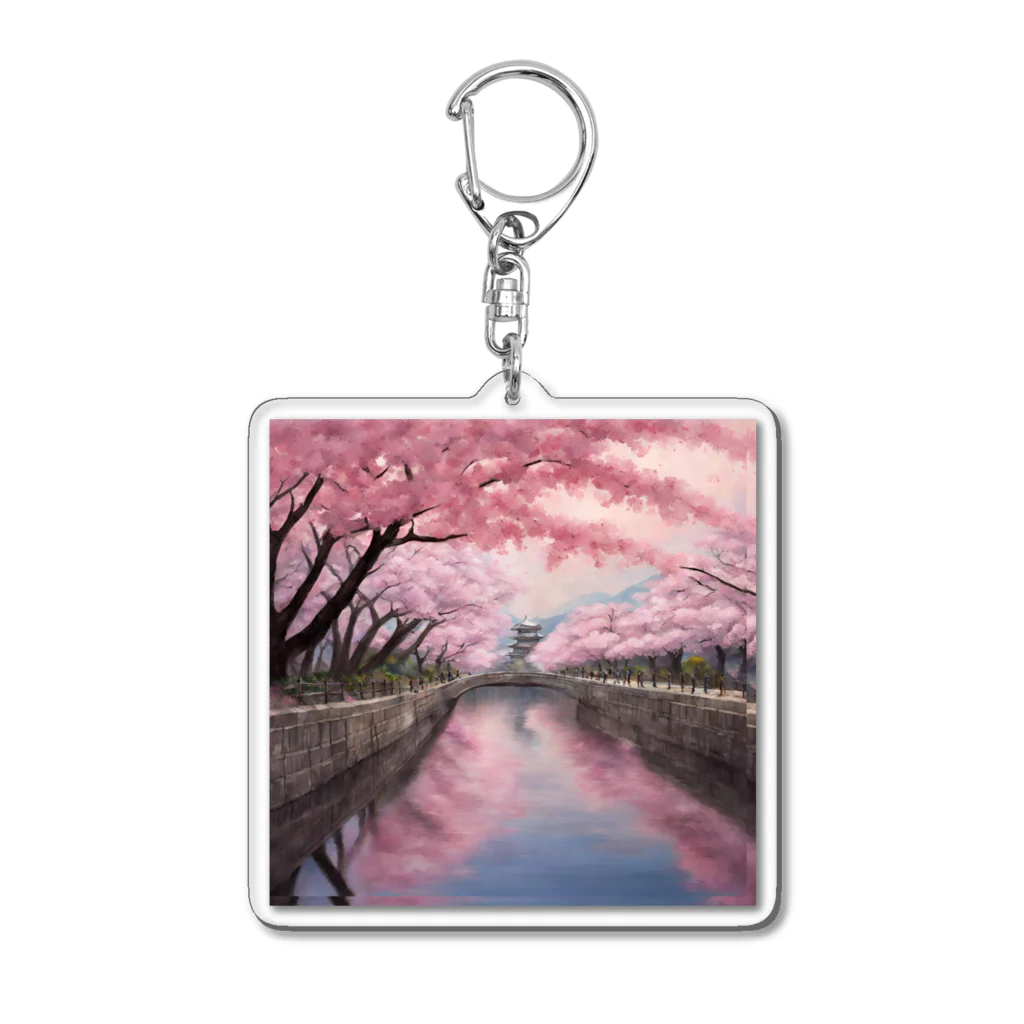 　Mtスペースの#日本桜 Acrylic Key Chain