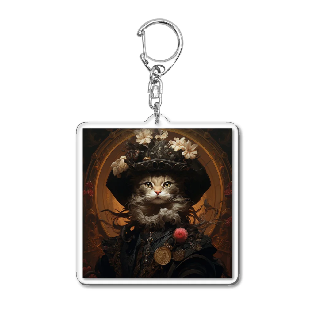 m_i_sのGothic cat series  Acrylic Key Chain