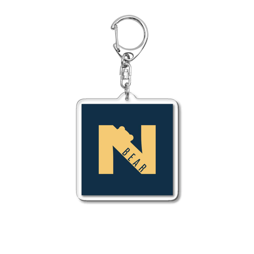 N bearのN bearレトロなきいろ Acrylic Key Chain