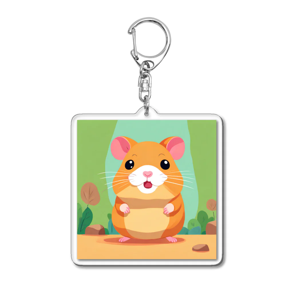 cleargのハムスター大好き Acrylic Key Chain