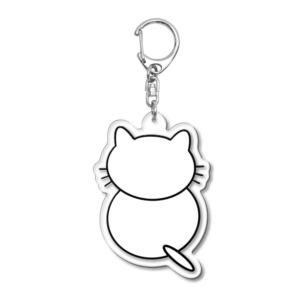 萬屋こたろうの猫くんの後ろ姿は何を訴えてるのかな？ Acrylic Key Chain