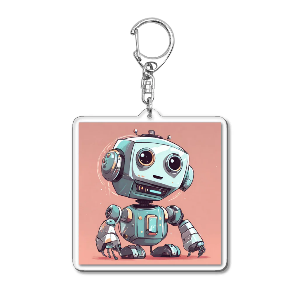 tooru0377のVuittonぽいロボットらしい Acrylic Key Chain