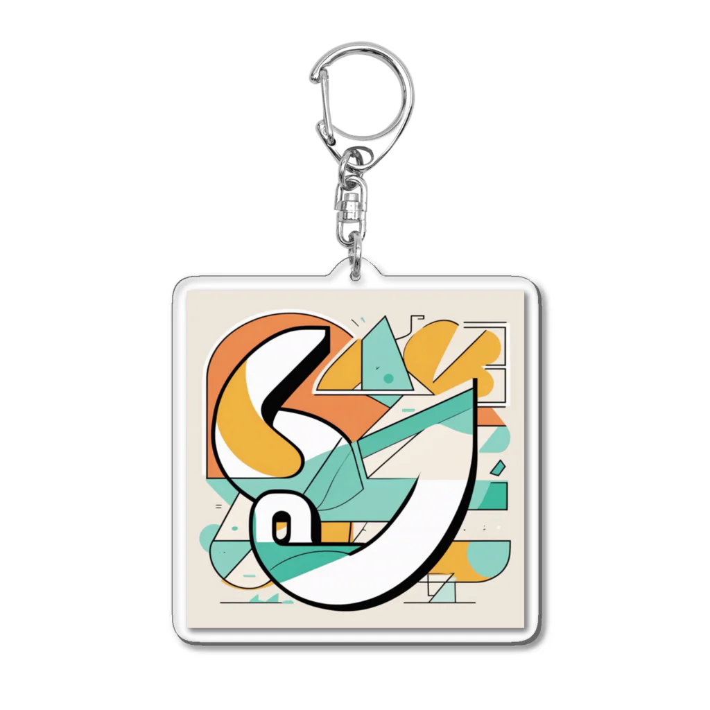 moko's merry shopのYES！にぎ鳥くん！ Acrylic Key Chain