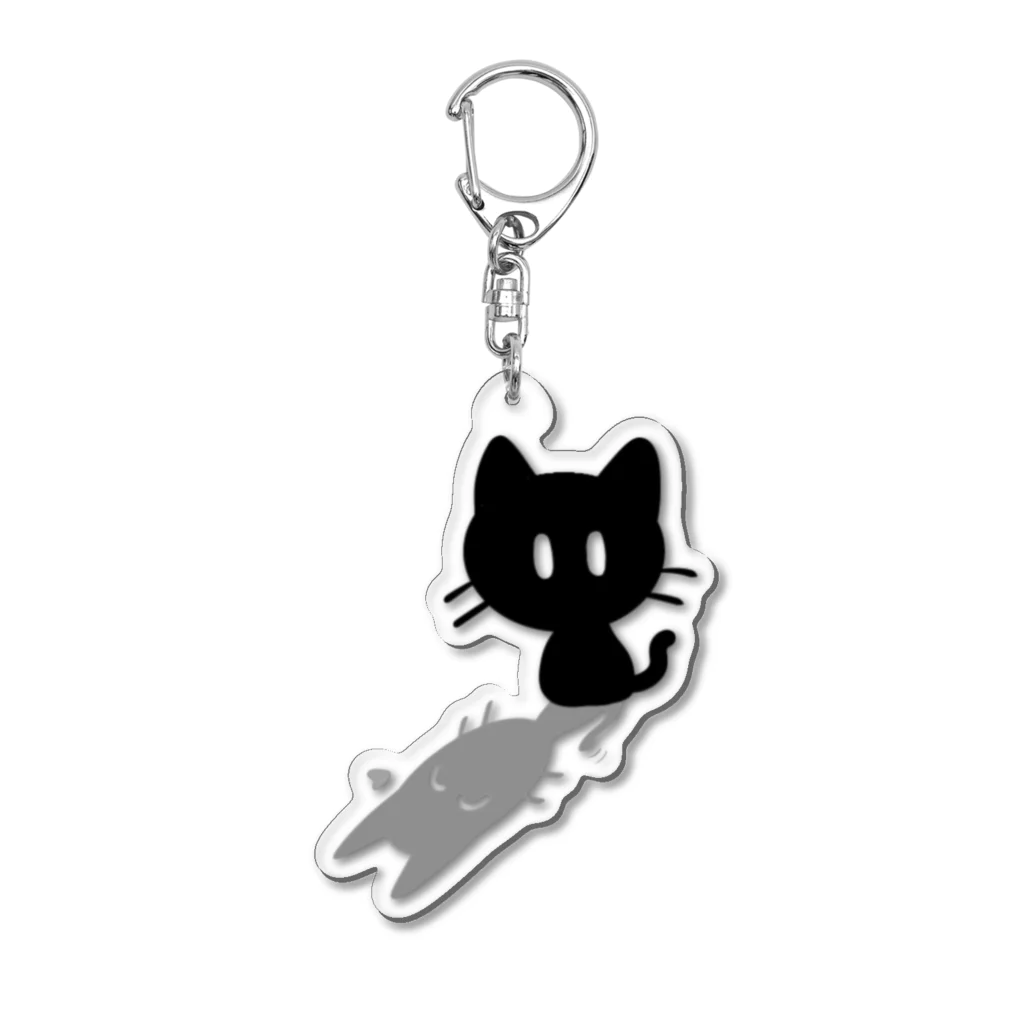 みみりンちのてれ隠しにゃんこ Acrylic Key Chain