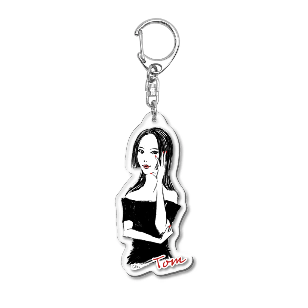 おやみなアート＆ギャラリーショップの「Tomさん」公式グッズ Acrylic Key Chain