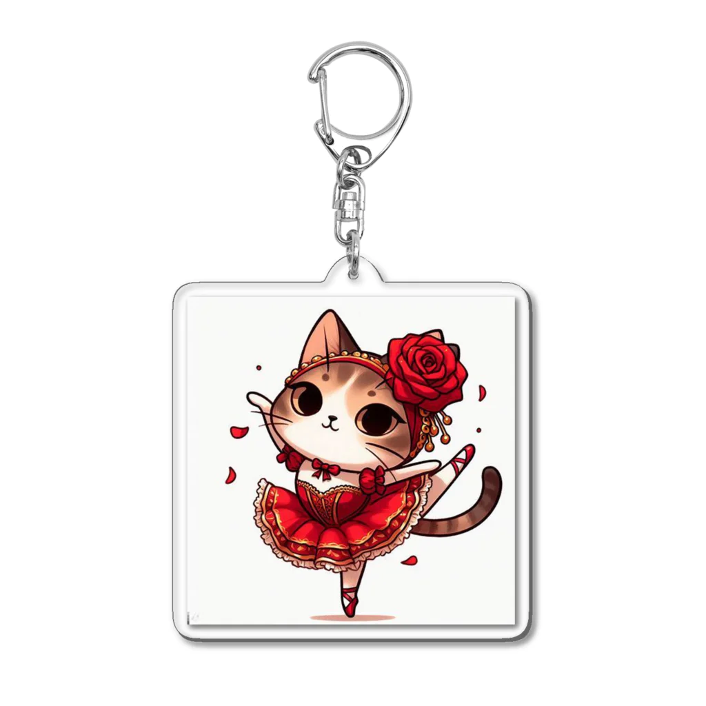 ポロムのおみせのねこねこキトリ Acrylic Key Chain