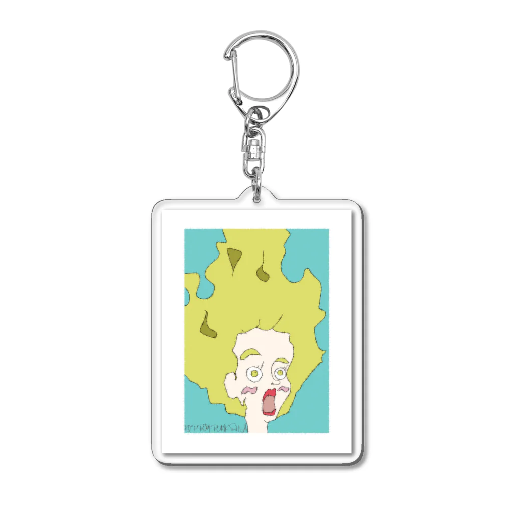 NIPPON PUNK SHAの外人女性 Acrylic Key Chain