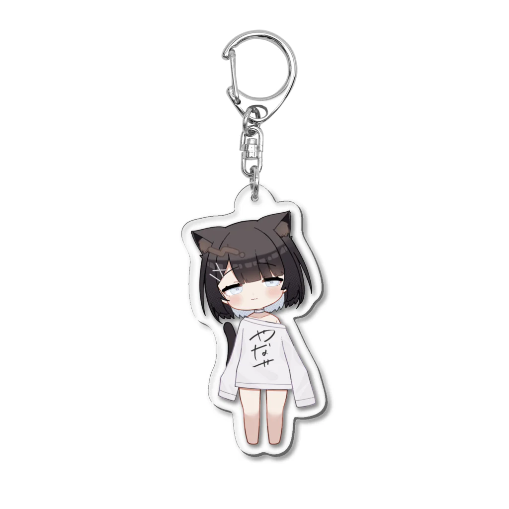 やなせ さよこのやなせTシャツを着たやなせミニキャラ Acrylic Key Chain