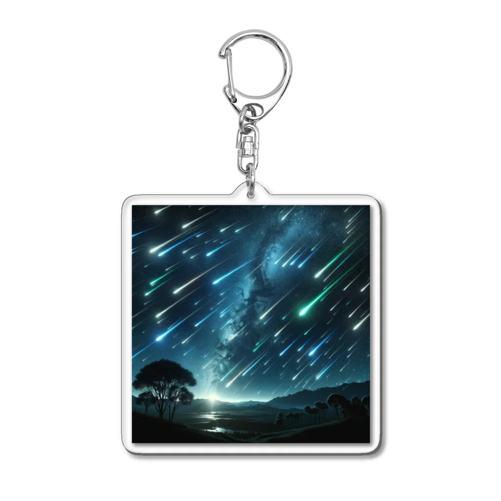 daruman77の流星群 Acrylic Key Chain