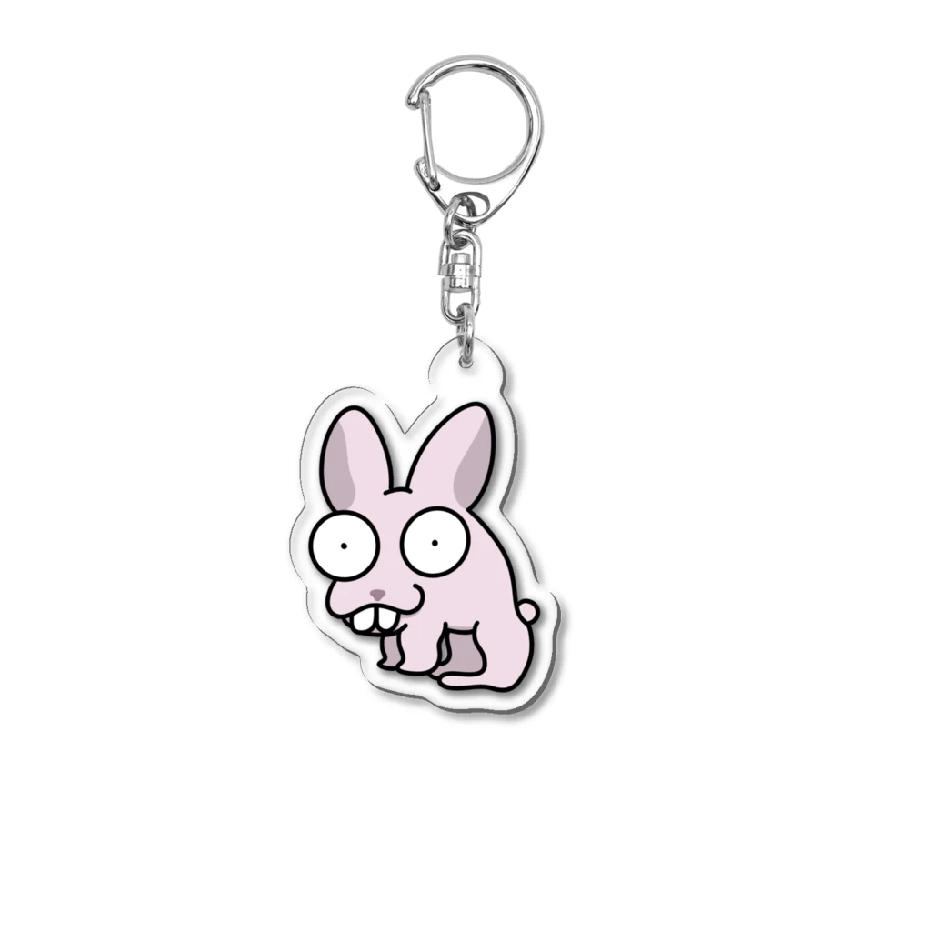 imoの【めがてんしりーず】うさぎょん Acrylic Key Chain