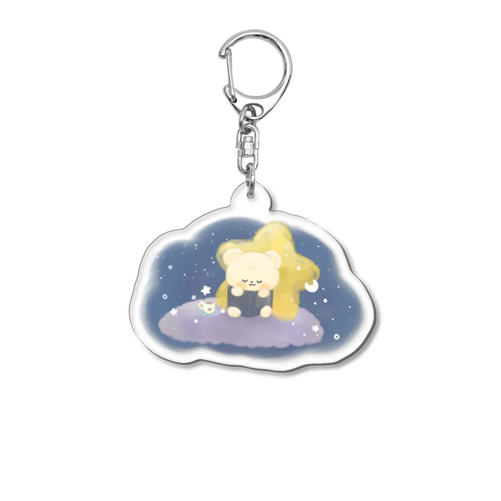 アカネ🌷のくまのよふかし Acrylic Key Chain