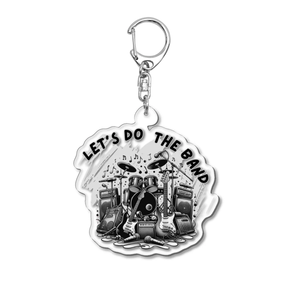 ロック堂のLET'S DO THE BAND Acrylic Key Chain