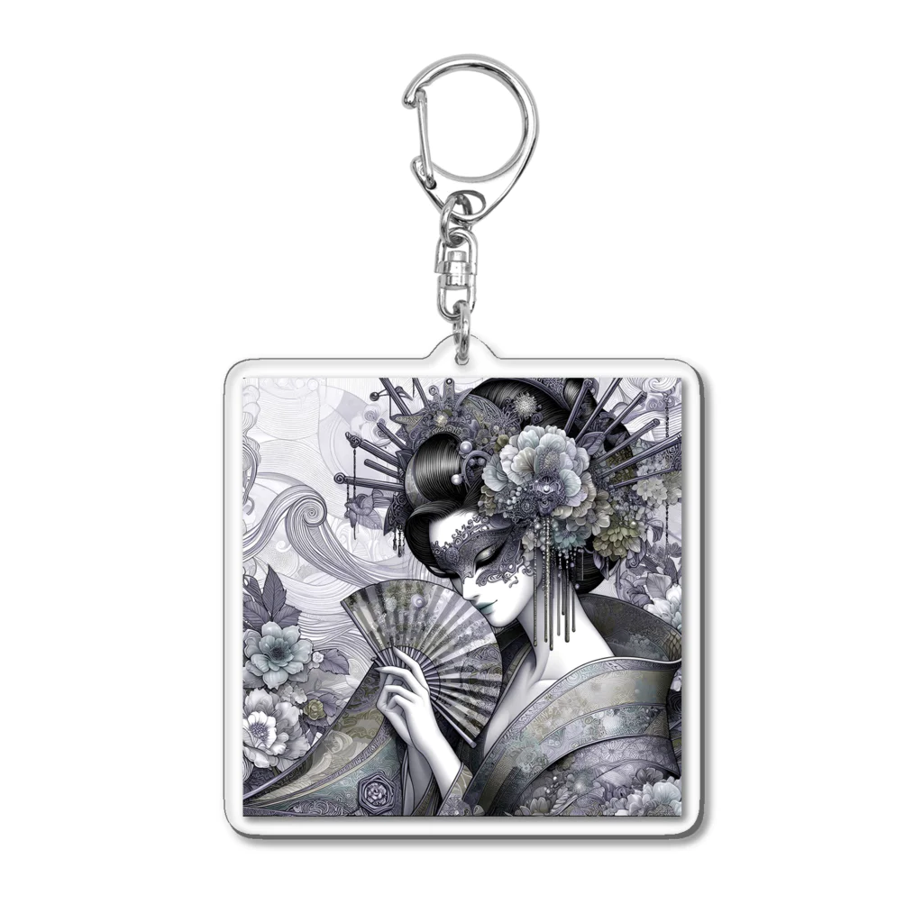 Moichi Designs Shop-2023の仮面舞踏会 Acrylic Key Chain