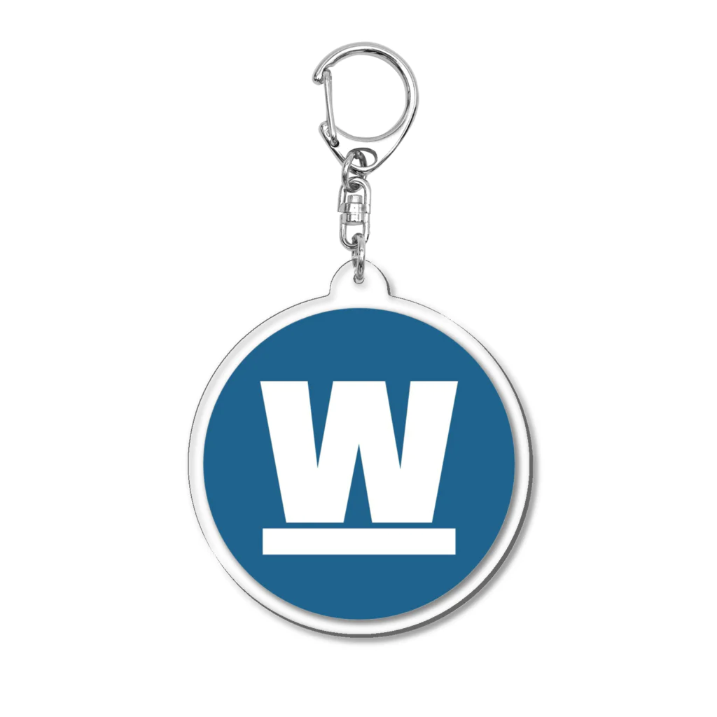 Woofssn™︎のW under bar  Acrylic Key Chain