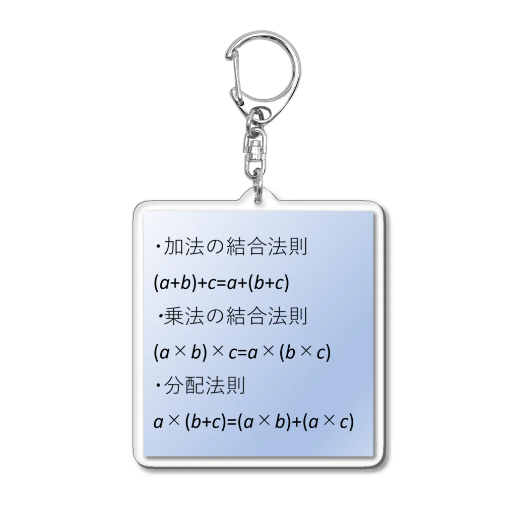 samohan0121の数学の公式をアイテム化　第2弾 Acrylic Key Chain