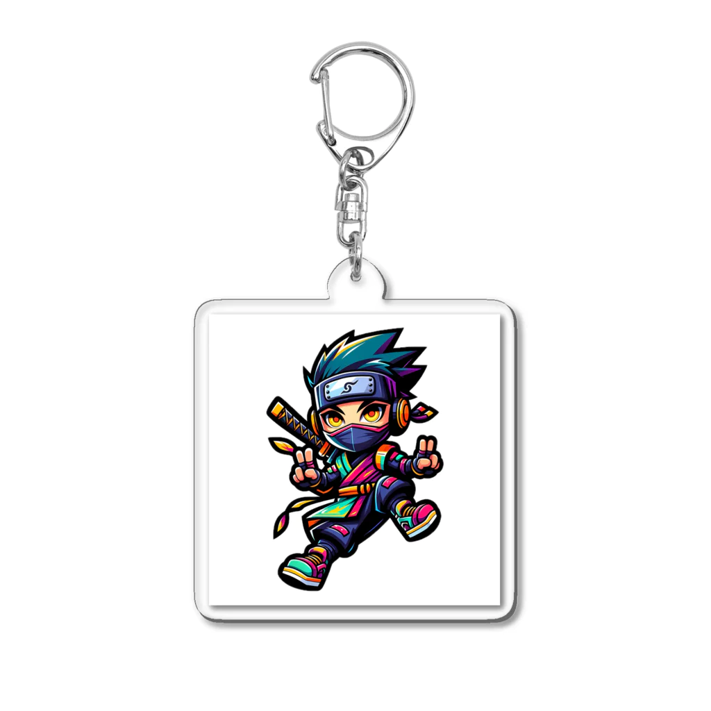 rsrsrsrsrの“Digital Ninja” Acrylic Key Chain