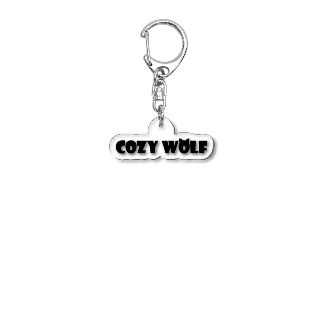 COZY WOLFの【COZY WOLF】ホワイト/アッシュ Acrylic Key Chain