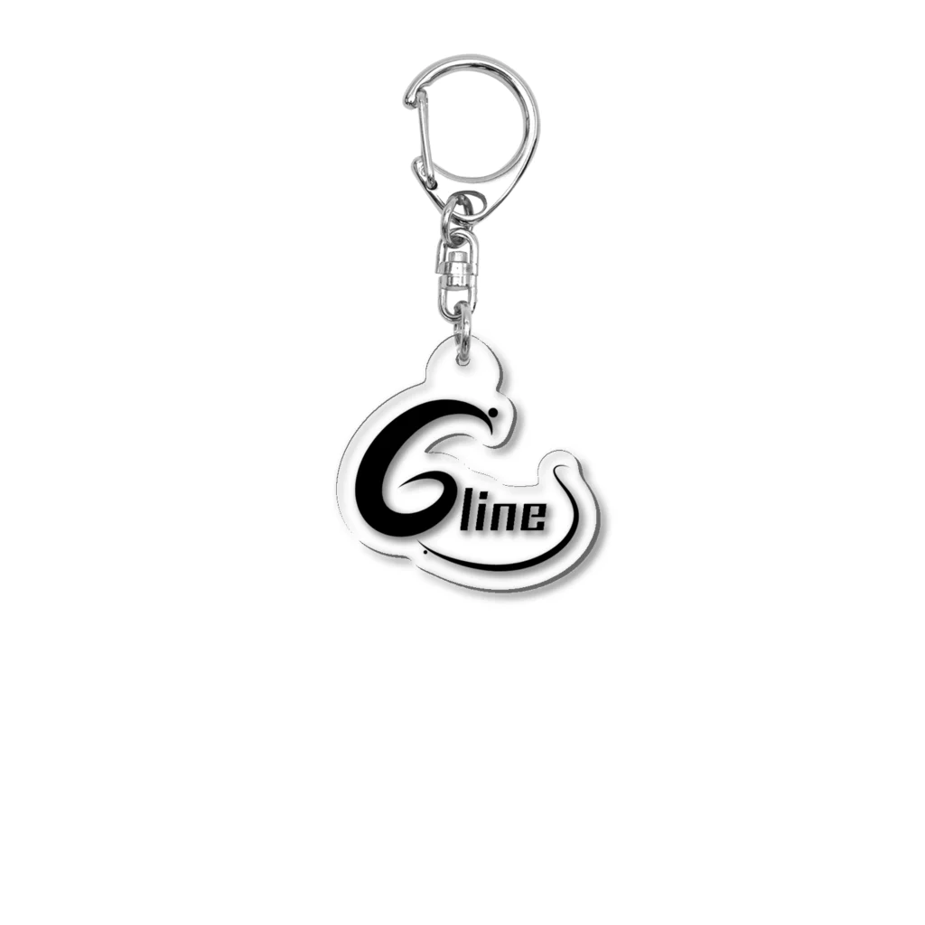 とろっと "G lines'' shopの【G lines】ロゴ Acrylic Key Chain