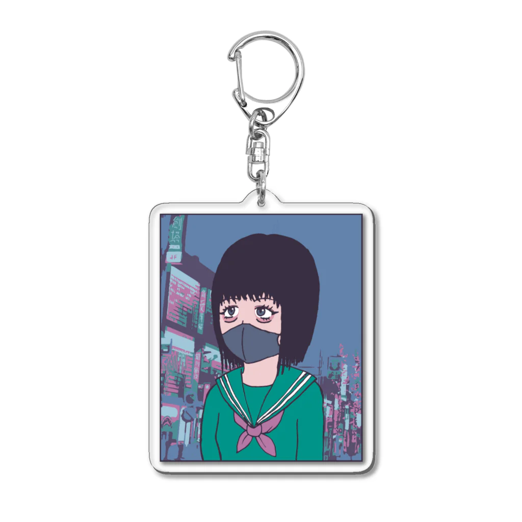 すちゃもんがの制服地雷系女子₍ ^. ̫ .^ ₎ Acrylic Key Chain