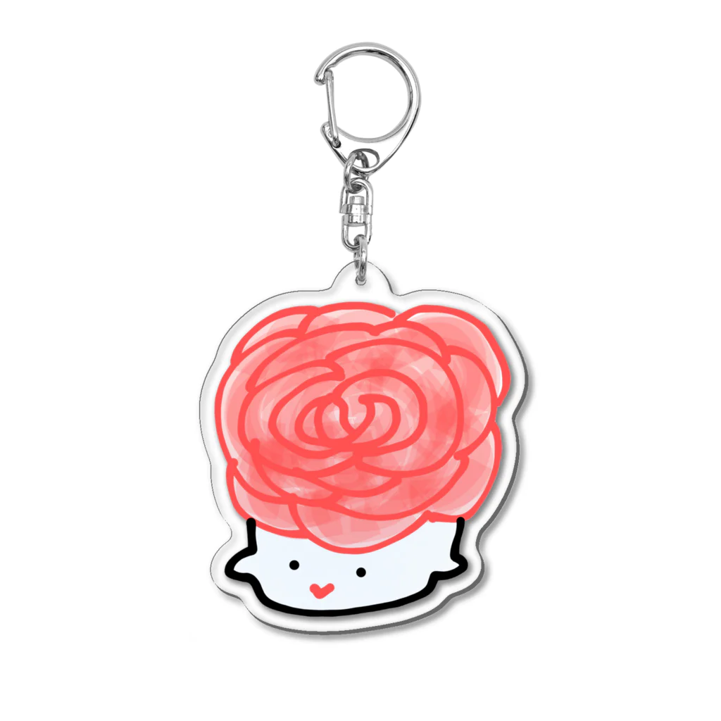 トリノウタイテのバラ子ちゃん Acrylic Key Chain