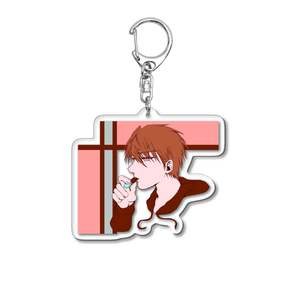 虚無式会社:自己矛盾(嘘)のチョコくんキーホルダー Acrylic Key Chain