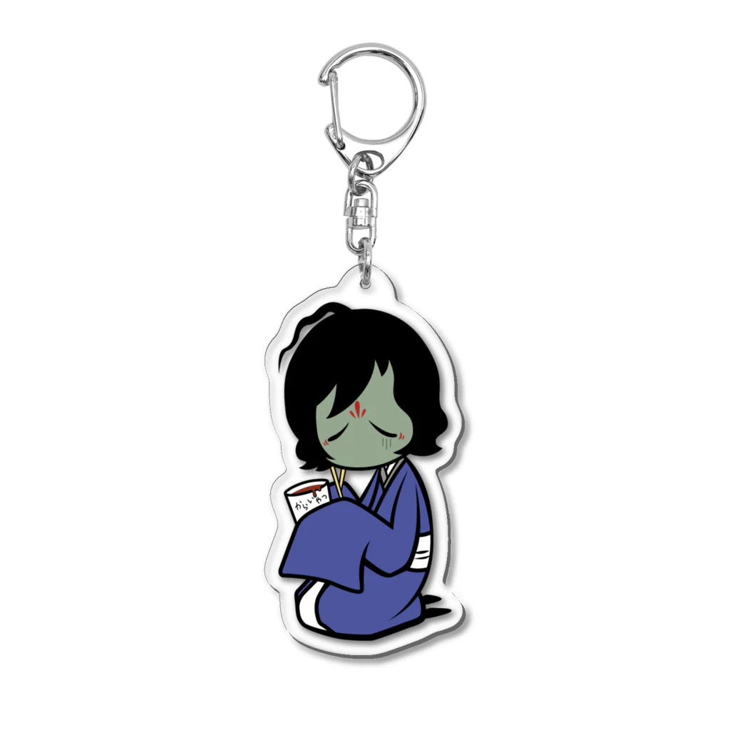 な人🦎🎴のむがいてゃん（激辛へにゃver） Acrylic Key Chain