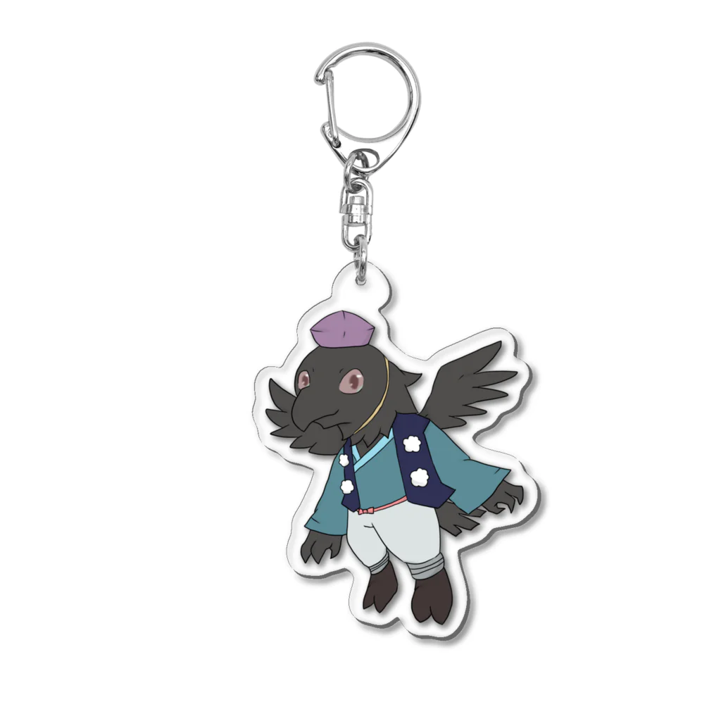 おかか工房のカラス天狗さん Acrylic Key Chain