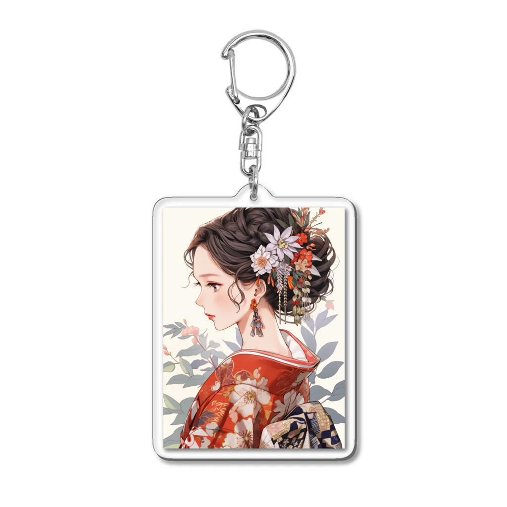 AQUAMETAVERSEの和服姿の女性　sanae 2074 Acrylic Key Chain